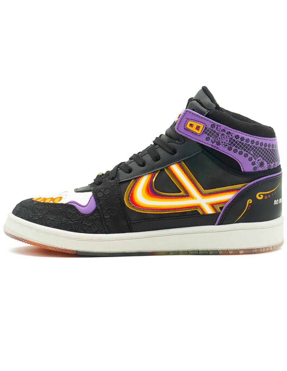 Tenis de piel Día de Muertos para hombre 5