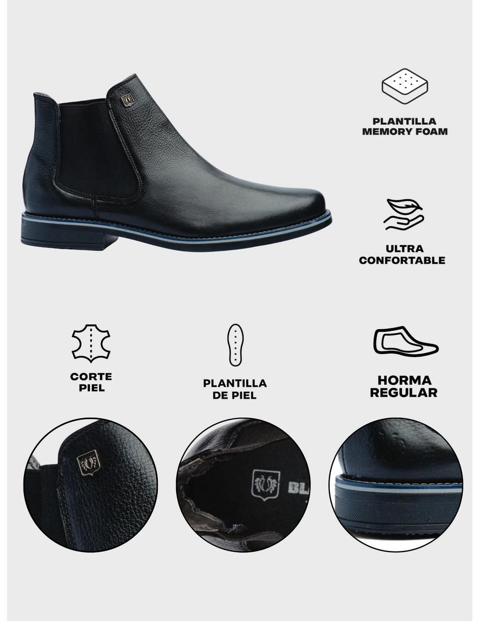 Botín de piel para hombre 10