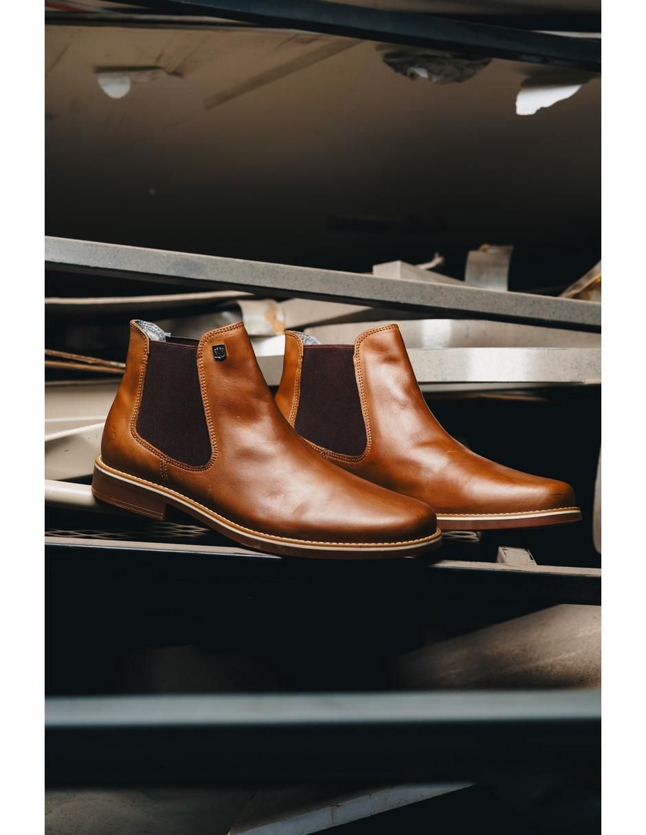Botín de piel para hombre 10