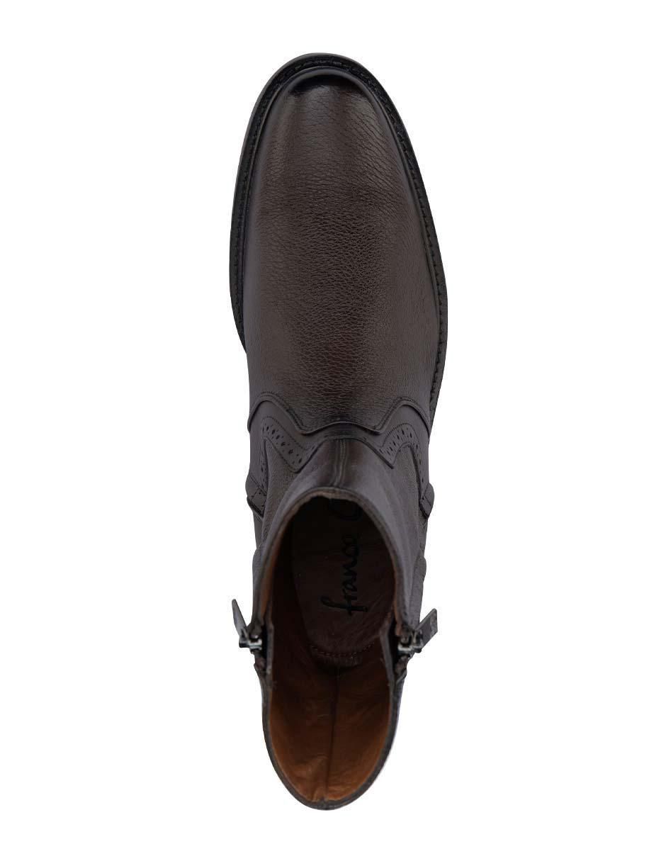 Botín de piel para hombre 6