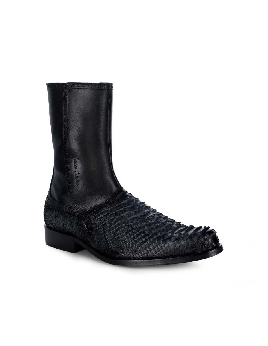 Botín de piel para hombre Botín de piel para hombre