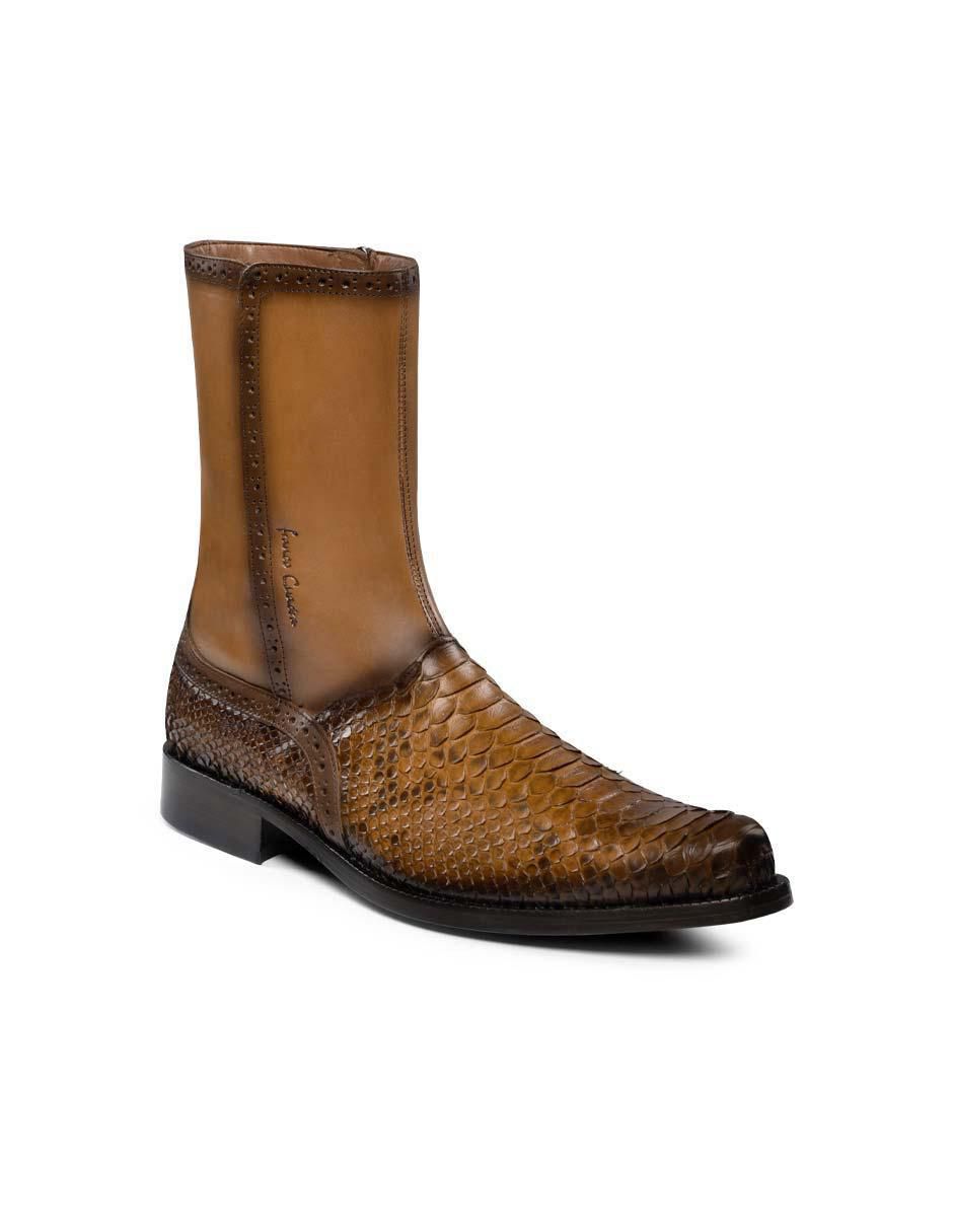 Botín de piel para hombre