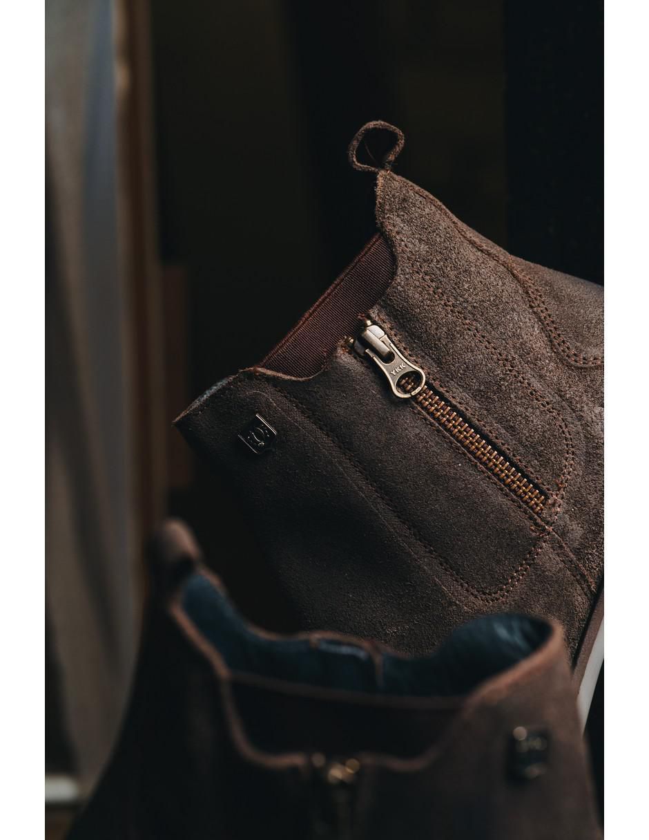 Botín de piel para hombre 13