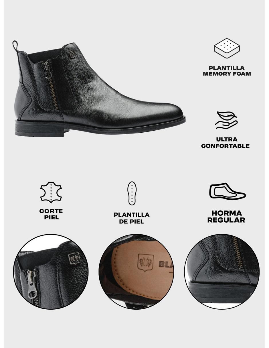 Botín de piel para hombre 10