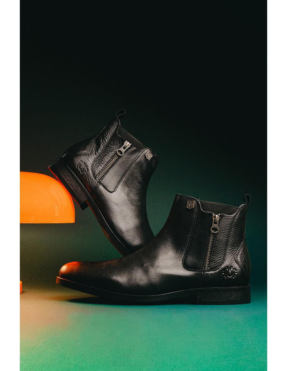 Botín de piel para hombre 13