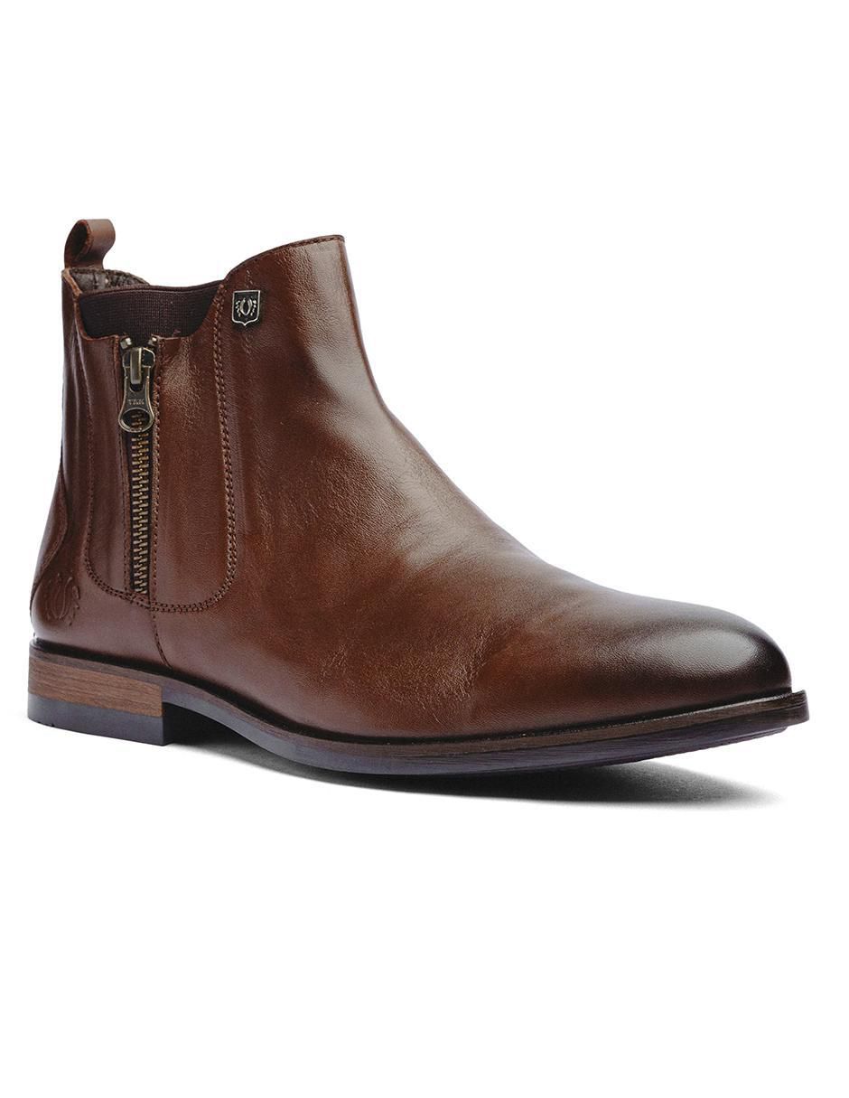 Botín de piel para hombre