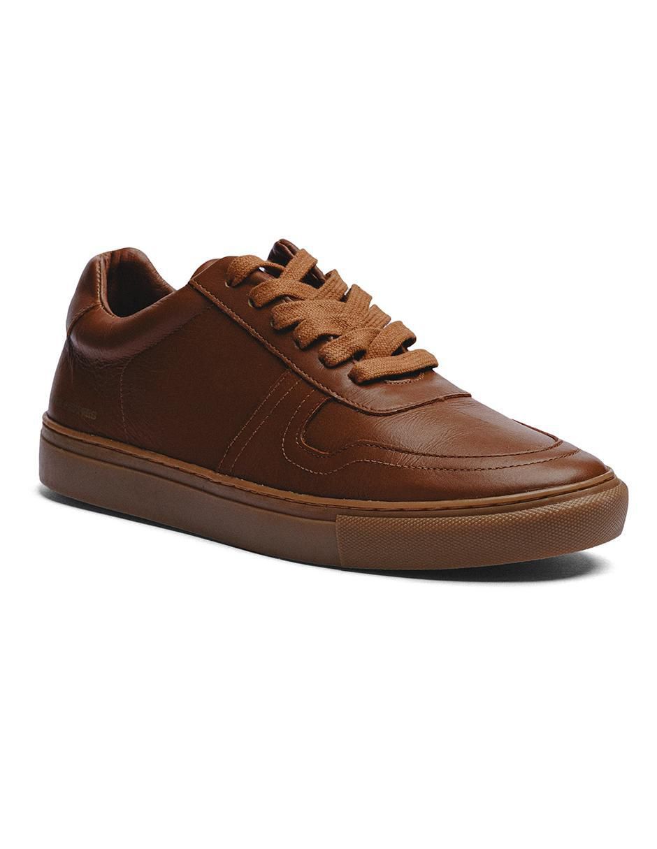 Tenis de piel para hombre