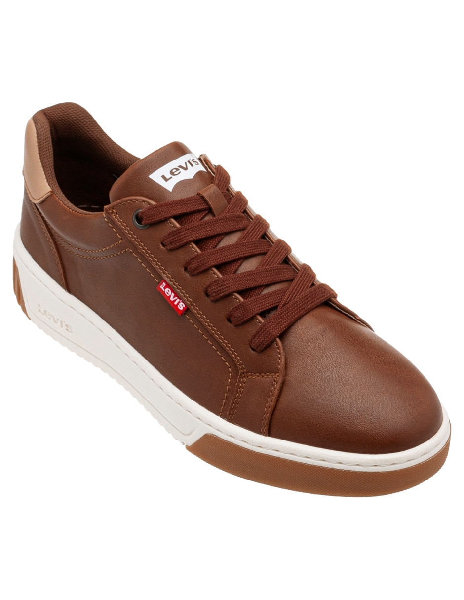 Tenis de piel para hombre