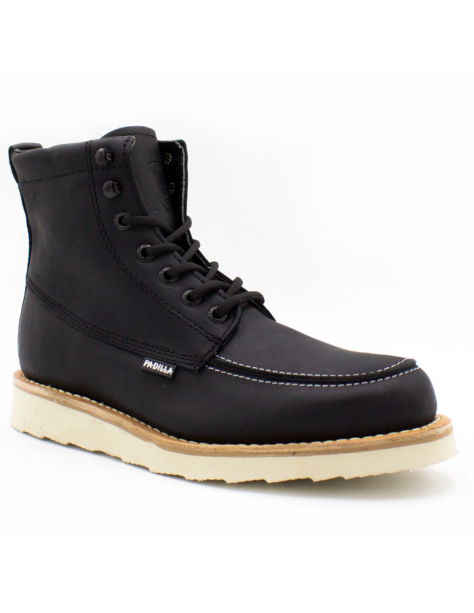 Bota de piel para hombre