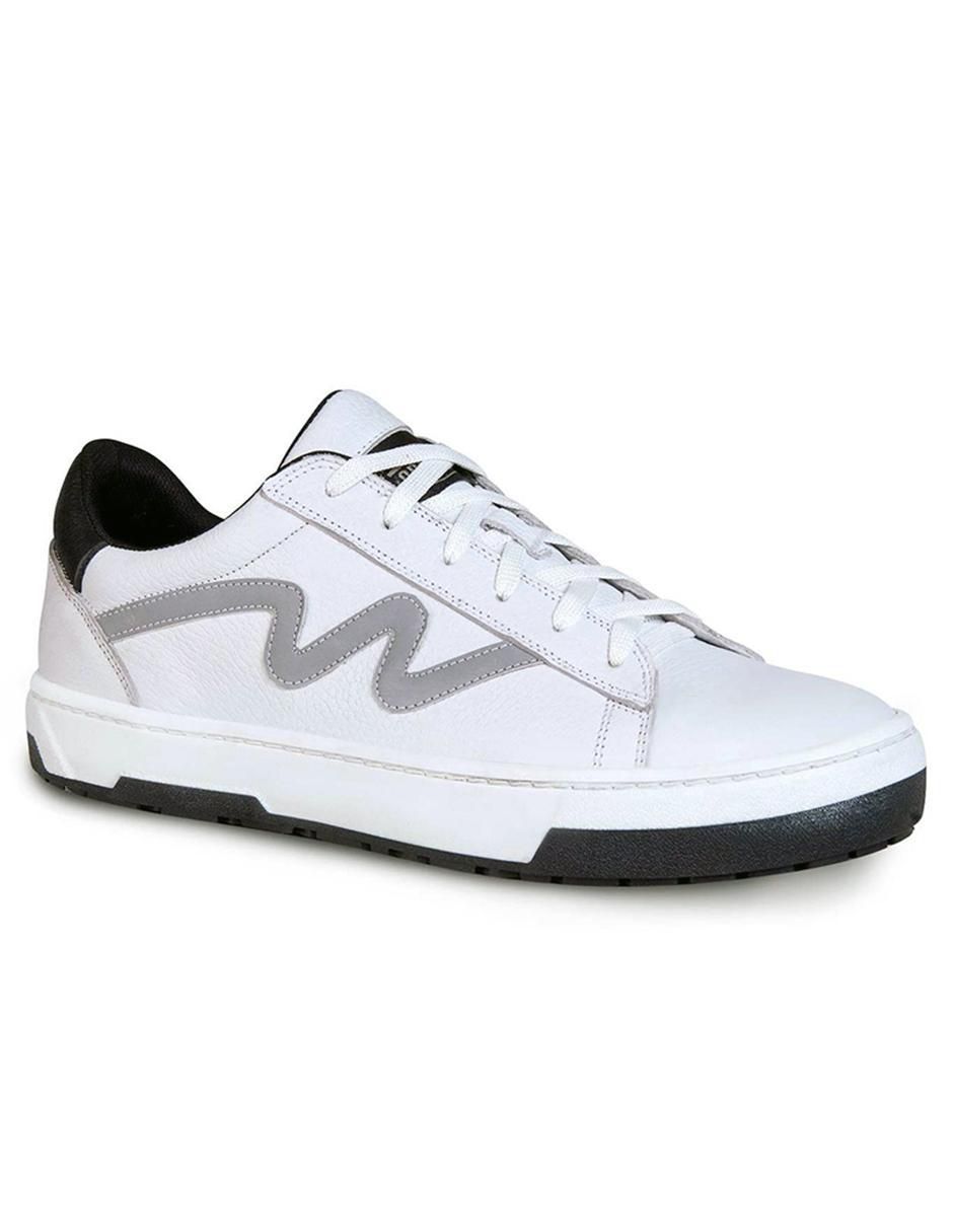 Tenis de piel para hombre