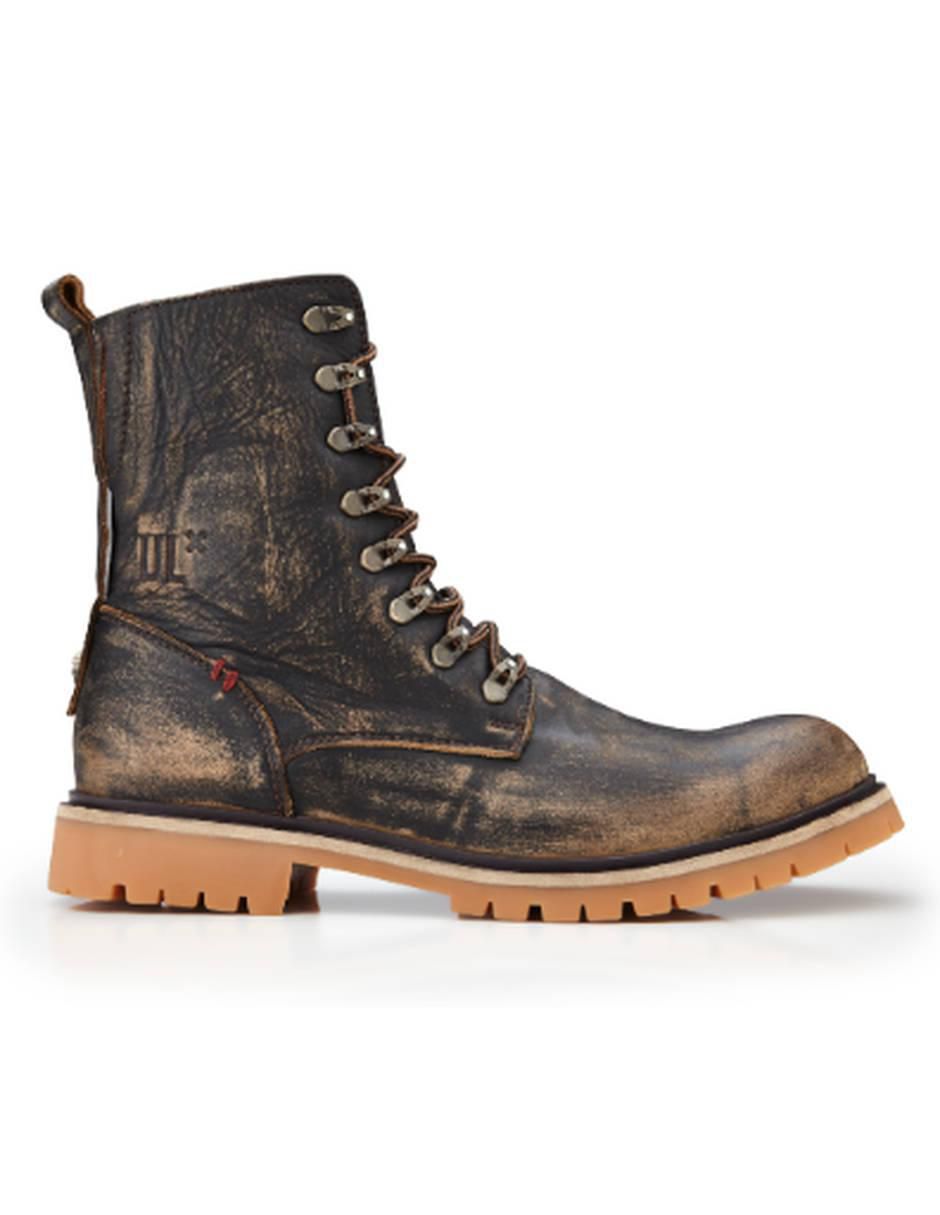 Bota de piel para hombre