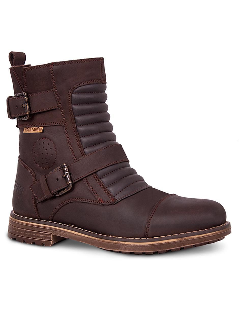 Bota de piel para hombre