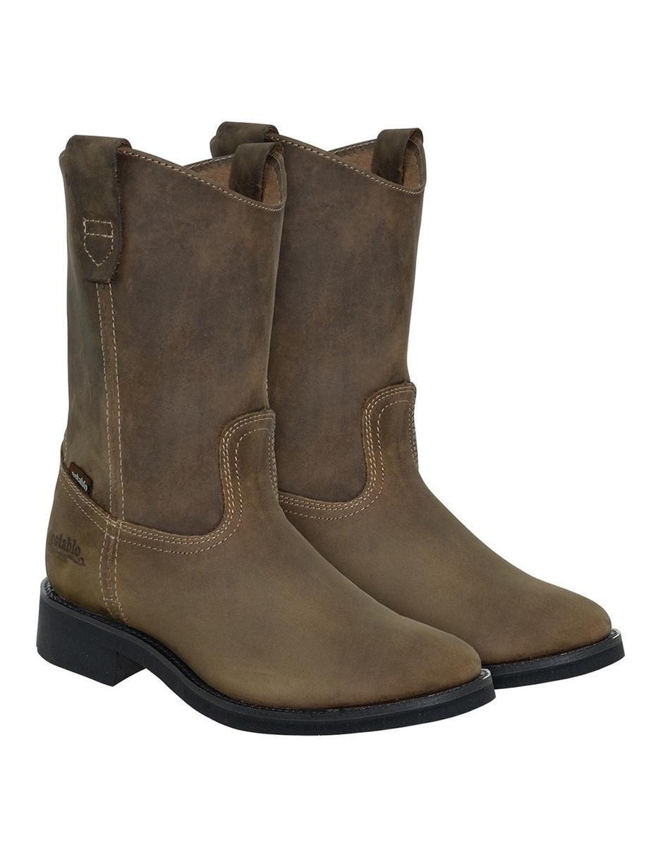 Bota/botín establo 512 "de" piel "para hombre"
