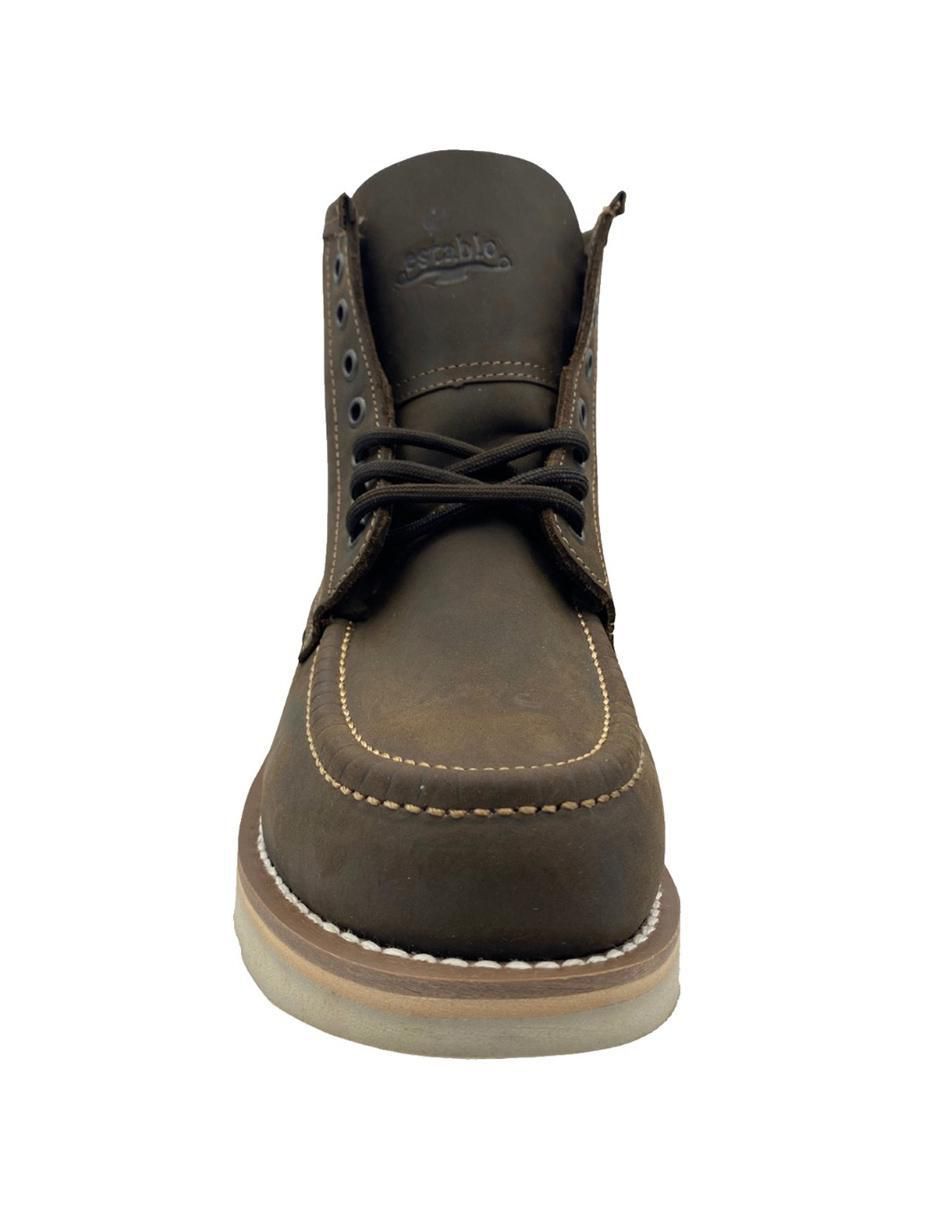 Bota/botín establo 518 "de" piel "para hombre"