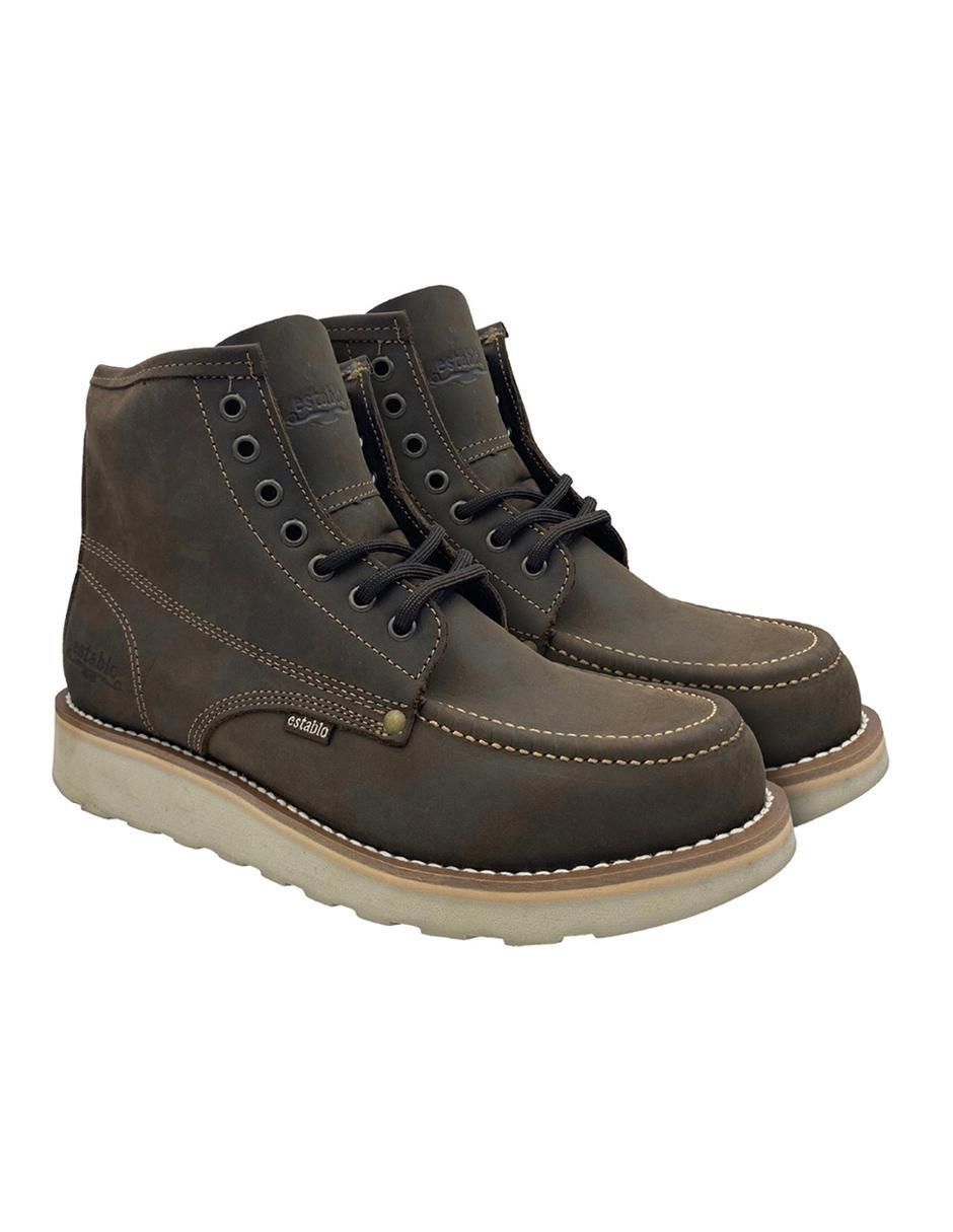 Bota/botín establo 518 "de" piel "para hombre"