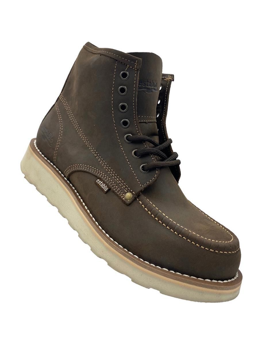 Bota/botín establo 518 "de" piel "para hombre"