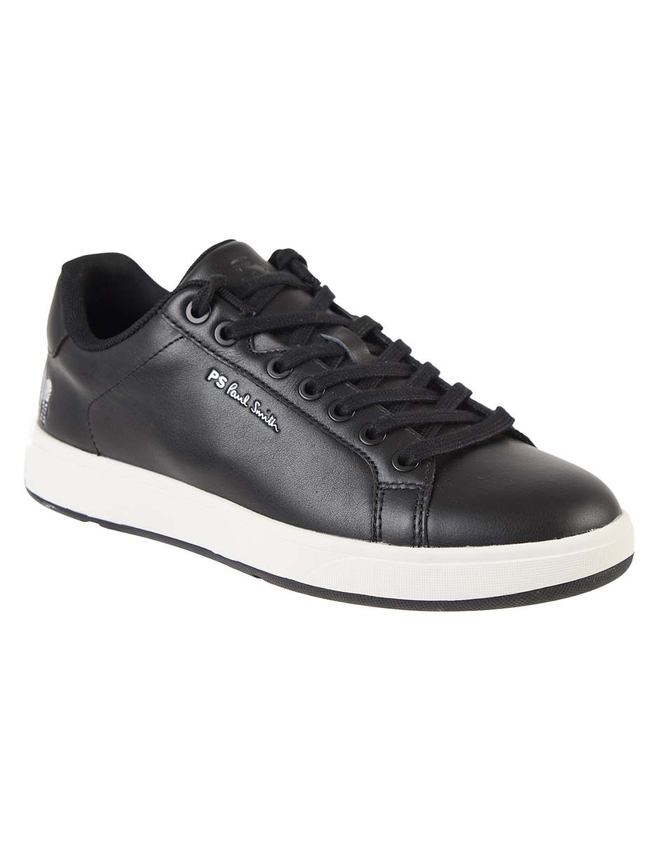 Tenis de piel Albany Black para hombre