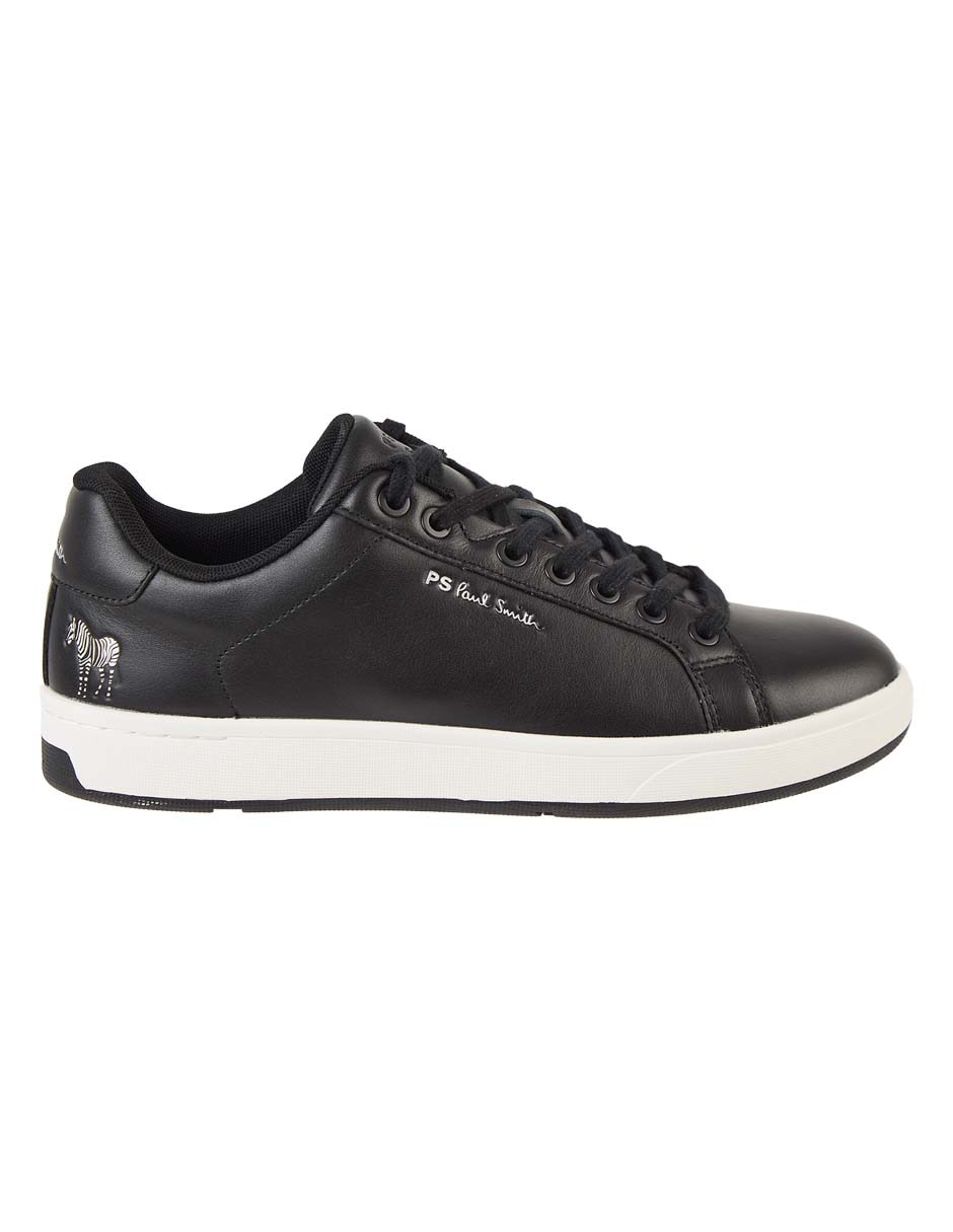 Tenis de piel Albany Black para hombre 2
