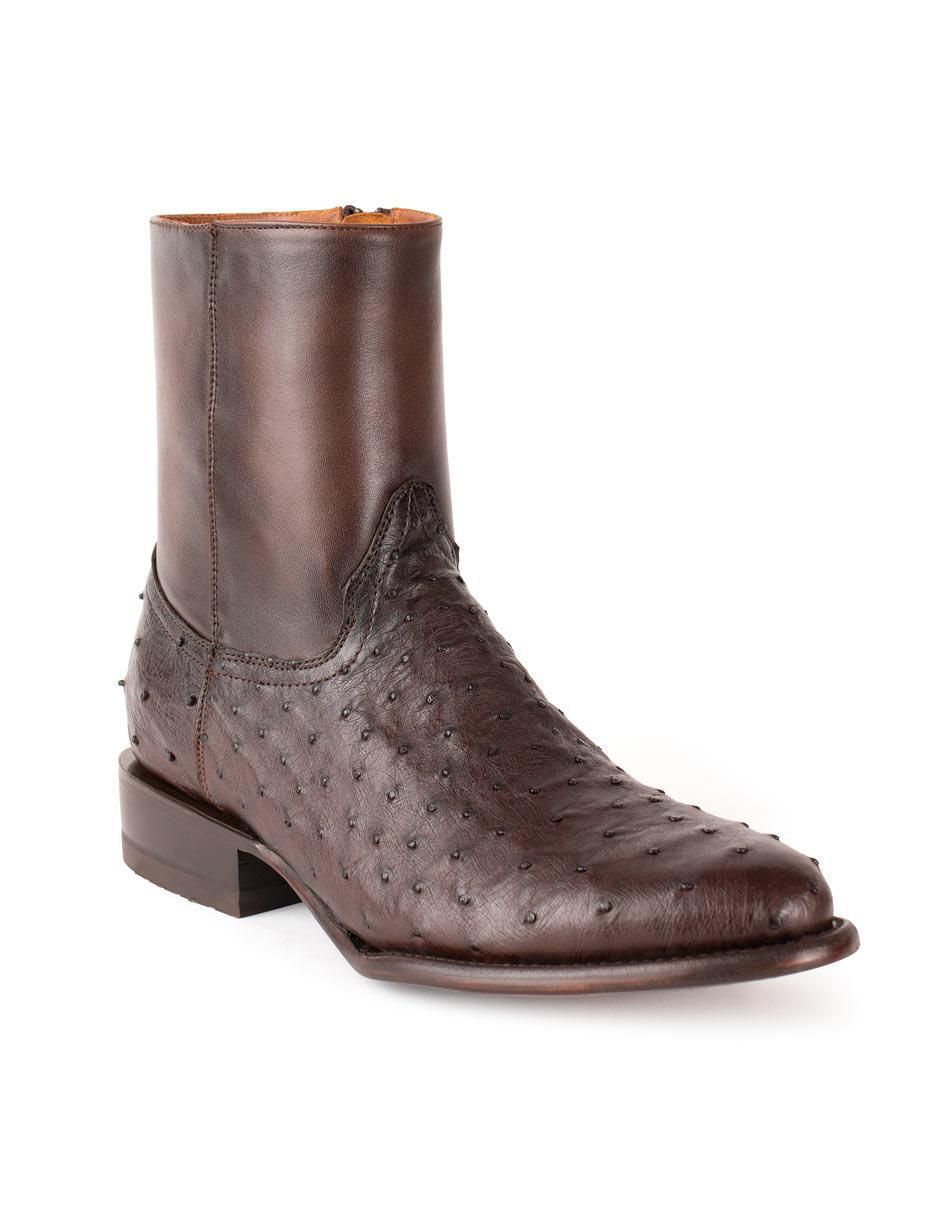 Botín de piel para hombre