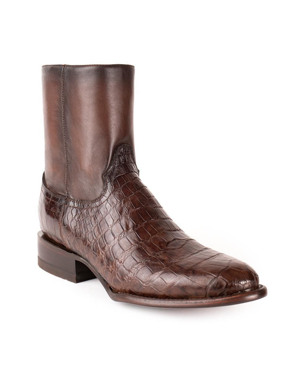 Botín de piel para hombre