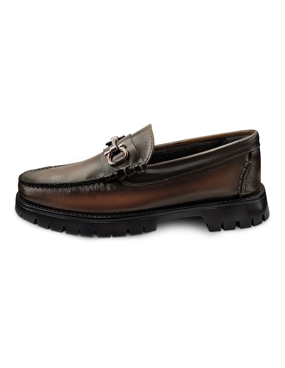 Zapato mocasín Chunker Ferro Choco para hombre 4