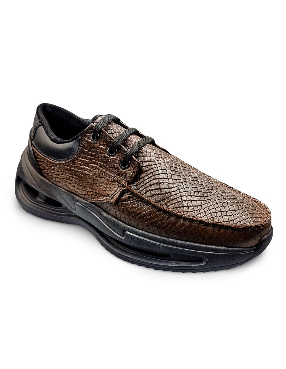 Tenis de piel Altus Python Cc para hombre