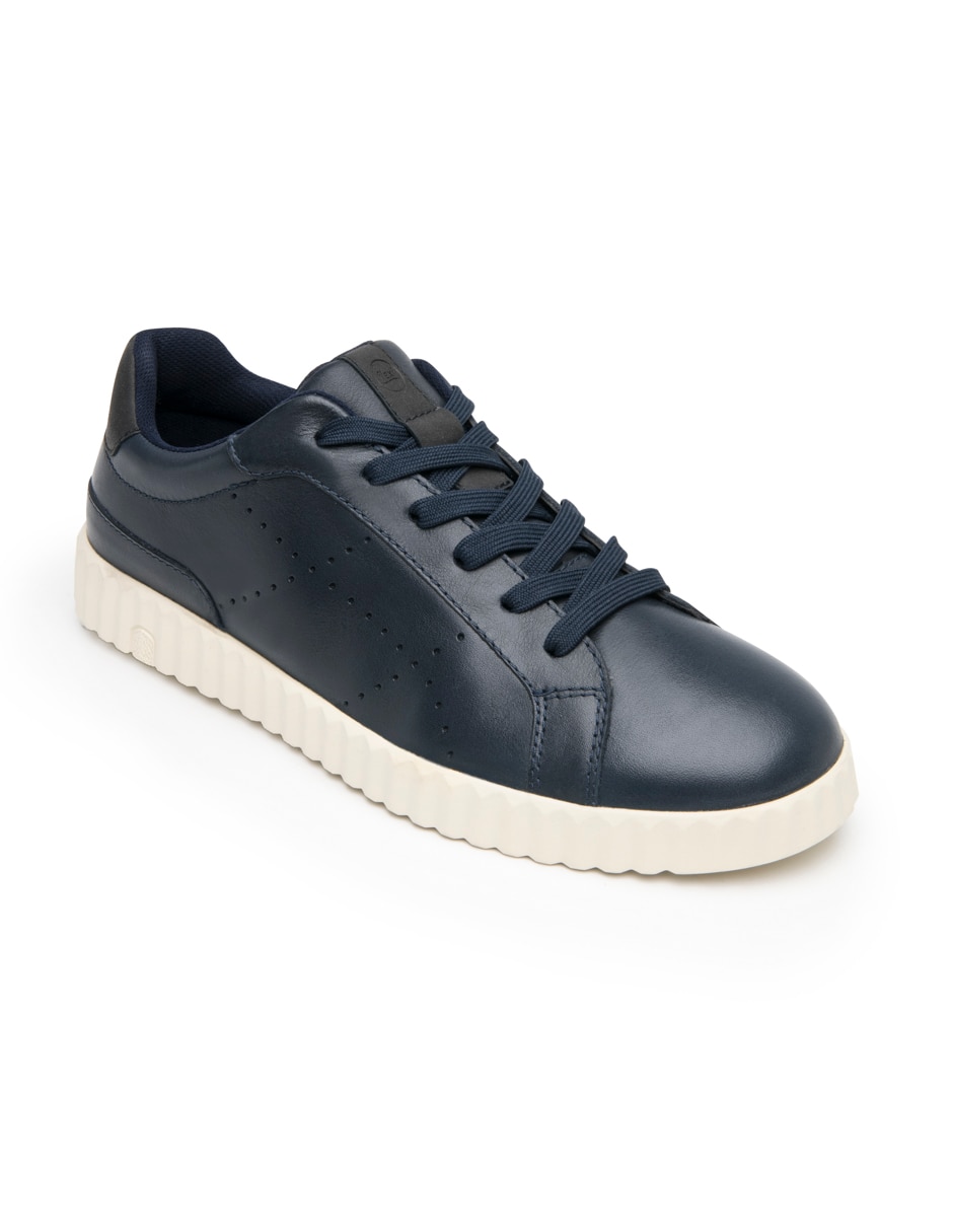 Tenis de piel para hombre