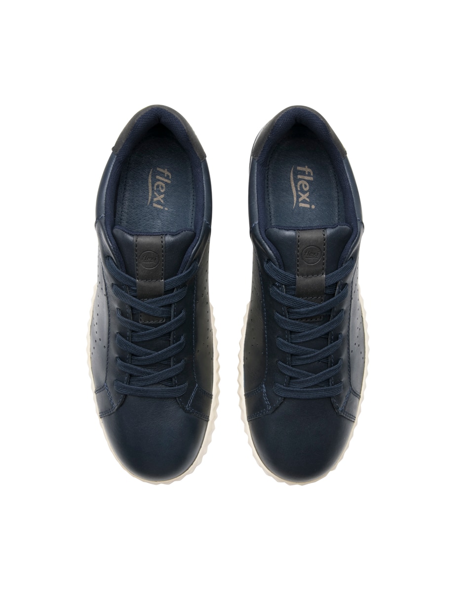 Tenis de piel para hombre 7
