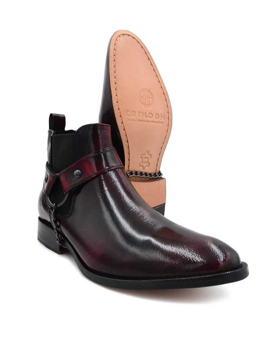 Botín de piel para hombre 6