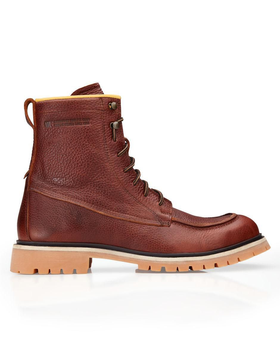 Bota Wagon de piel para hombre