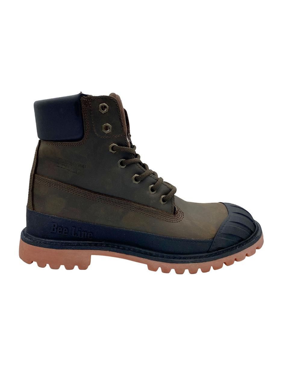 Bota de piel para hombre