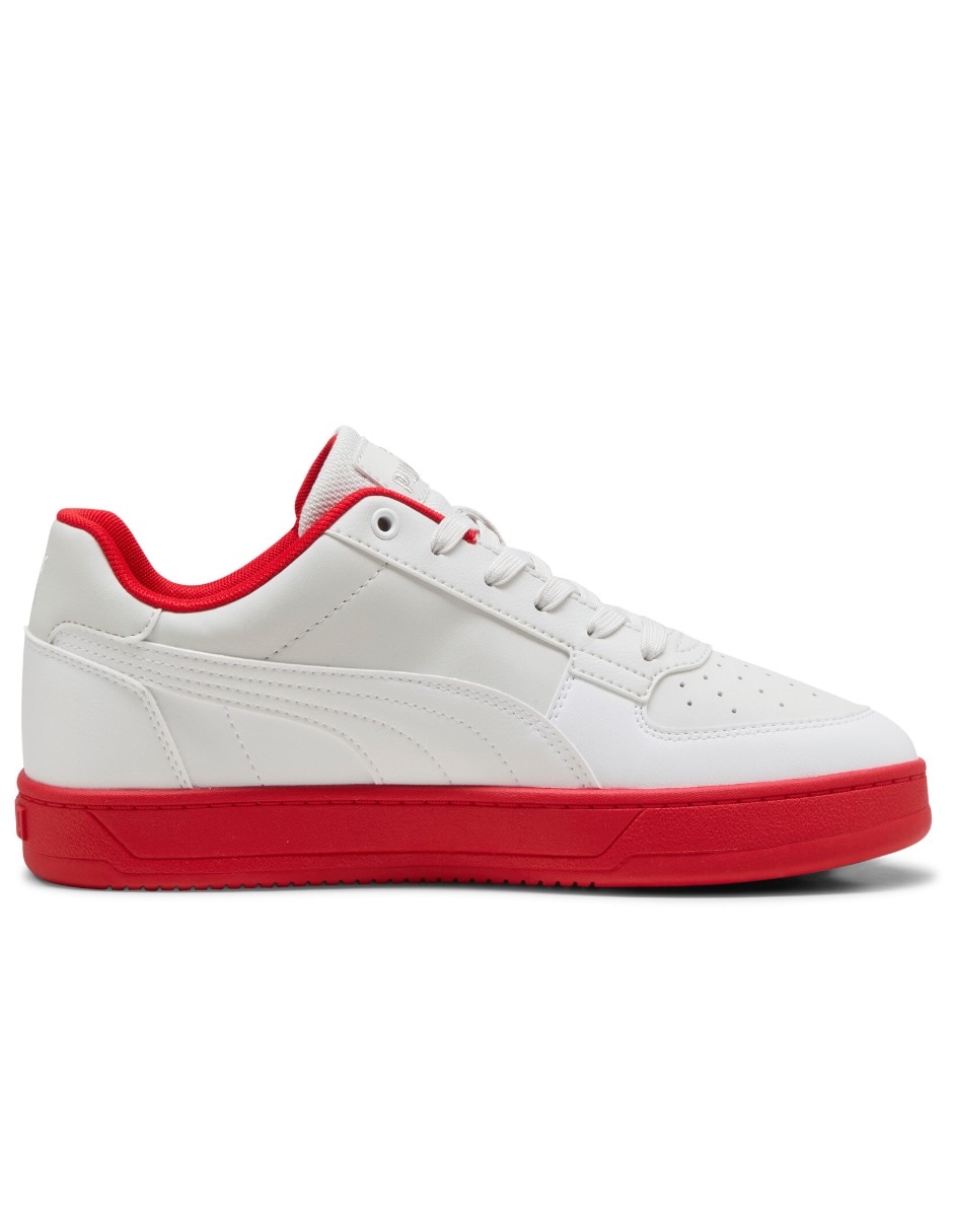 Puma Caven Dime Tenis Rojos Puma Hombre Tenis De Piel Puma F1 - Main Image