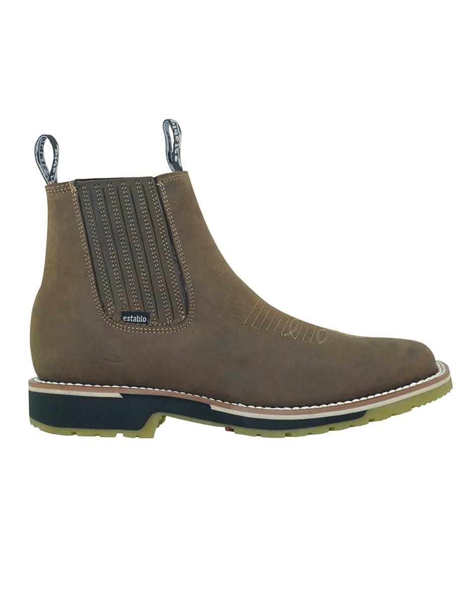 Bota/botín establo 621 "de" piel "para hombre"