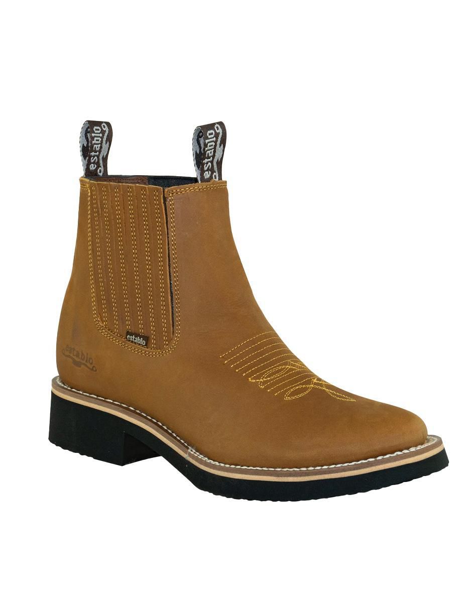 Bota/botín establo 980 "de" piel "para hombre"