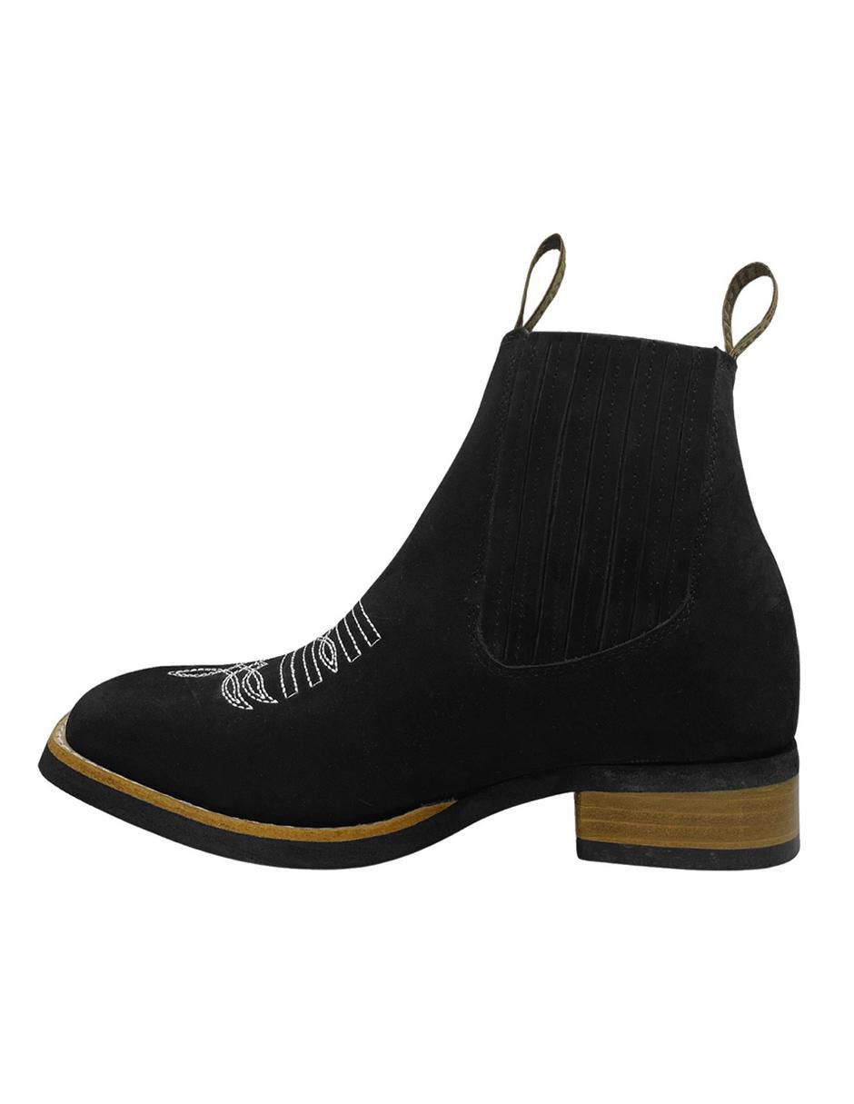 Bota/botín guerrero sin familia o colección "de" piel "para hombre"