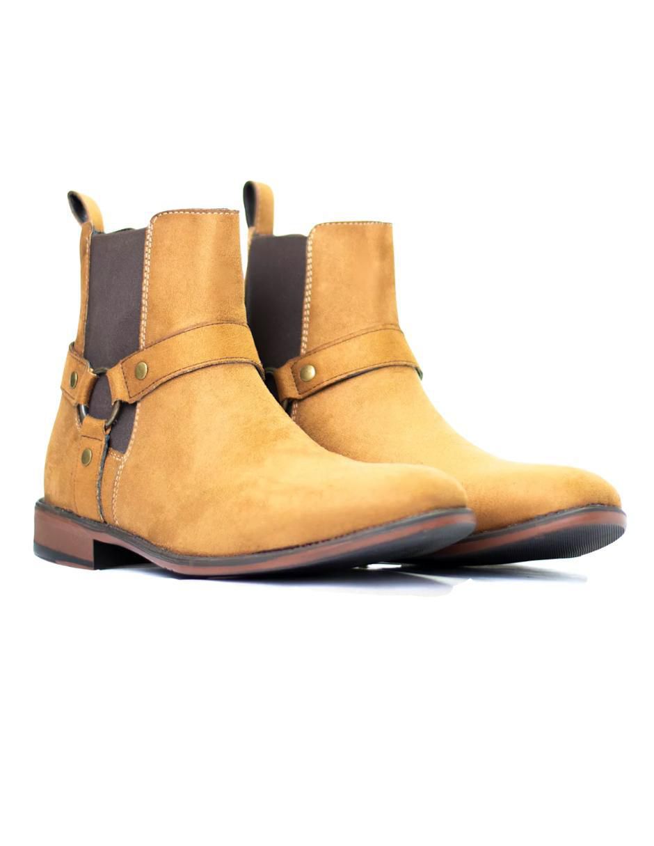 Botín Chelsea Arnes de piel para hombre 3