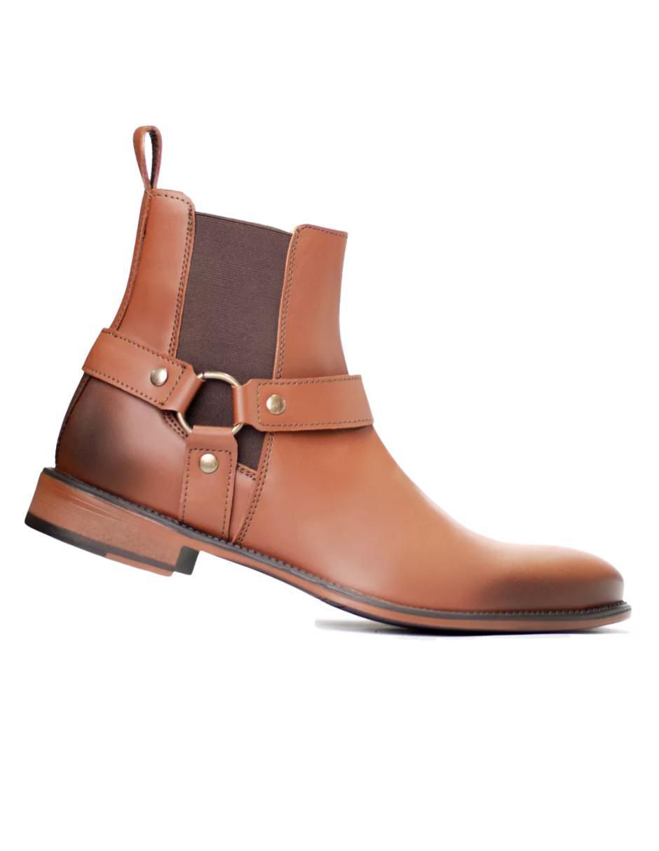 Botín Chelsea Arnes de piel para hombre 2