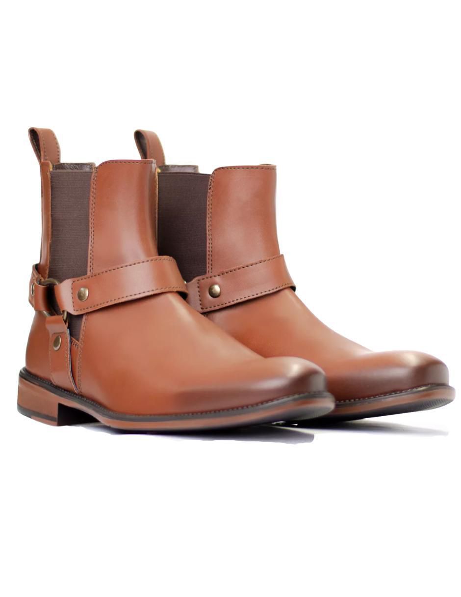 Botín Chelsea Arnes de piel para hombre 3