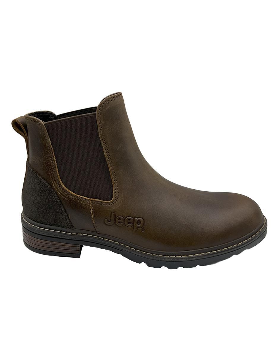 Botín de piel para hombre