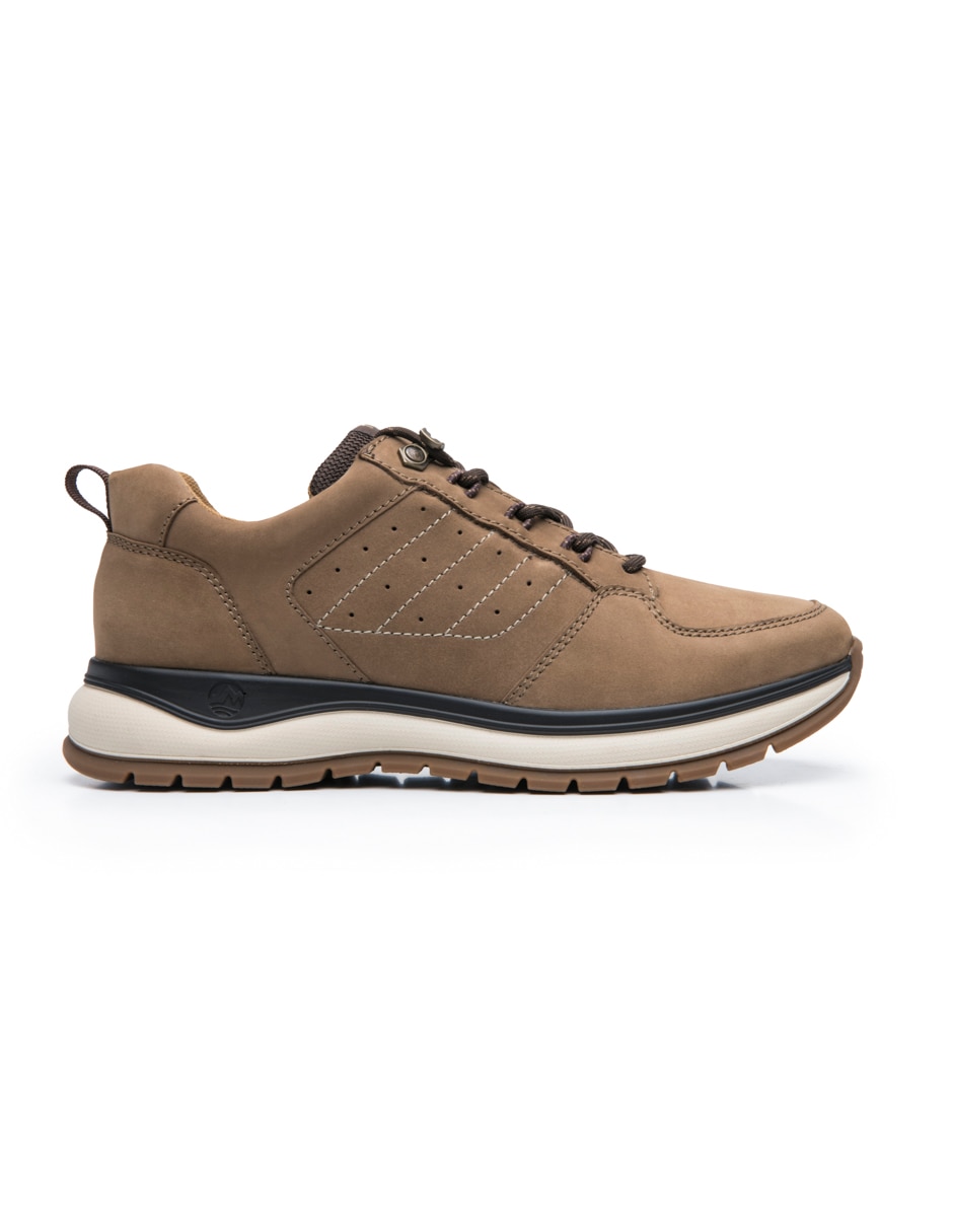 Tenis de piel outdoor para hombre 3