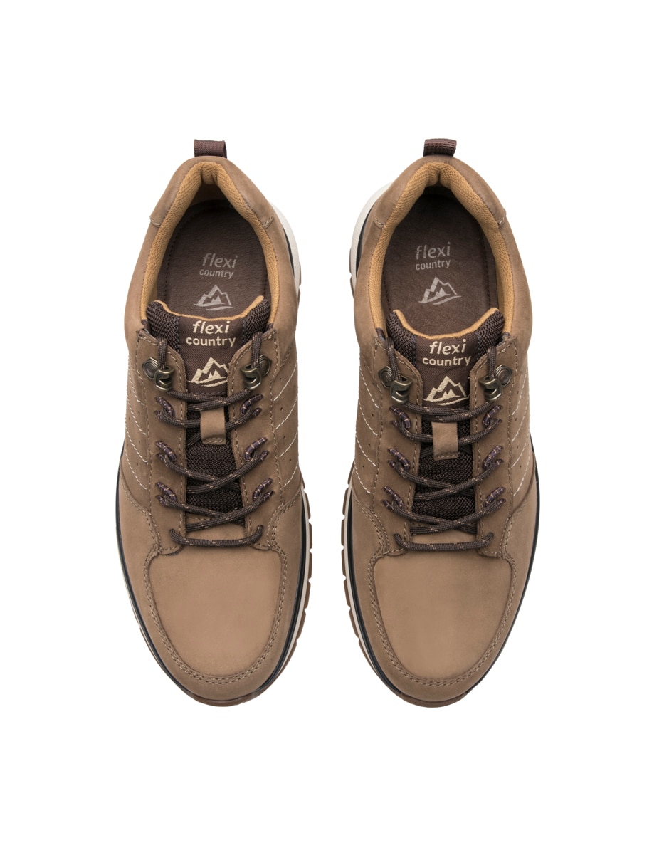 Tenis de piel outdoor para hombre 7
