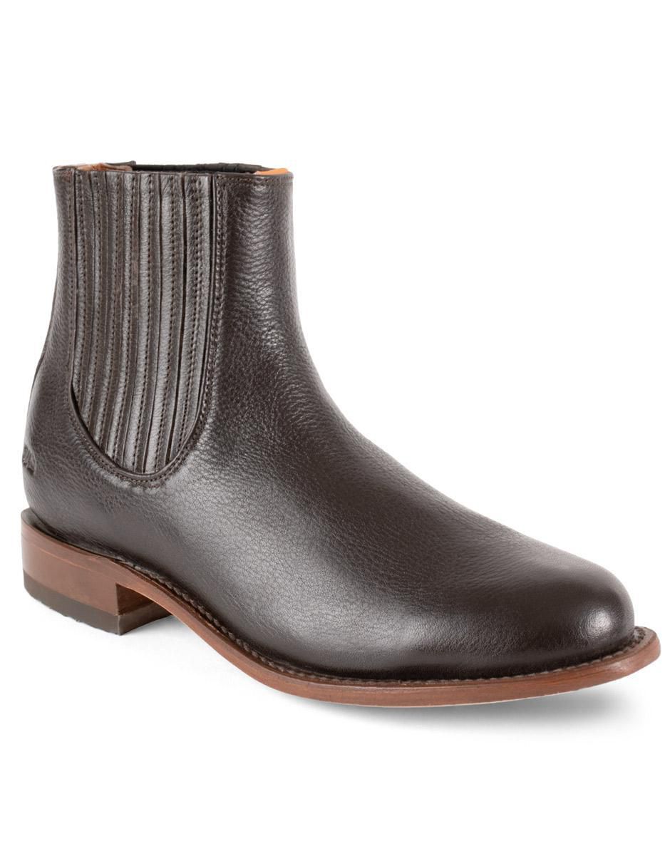 Botín Charro de piel para hombre
