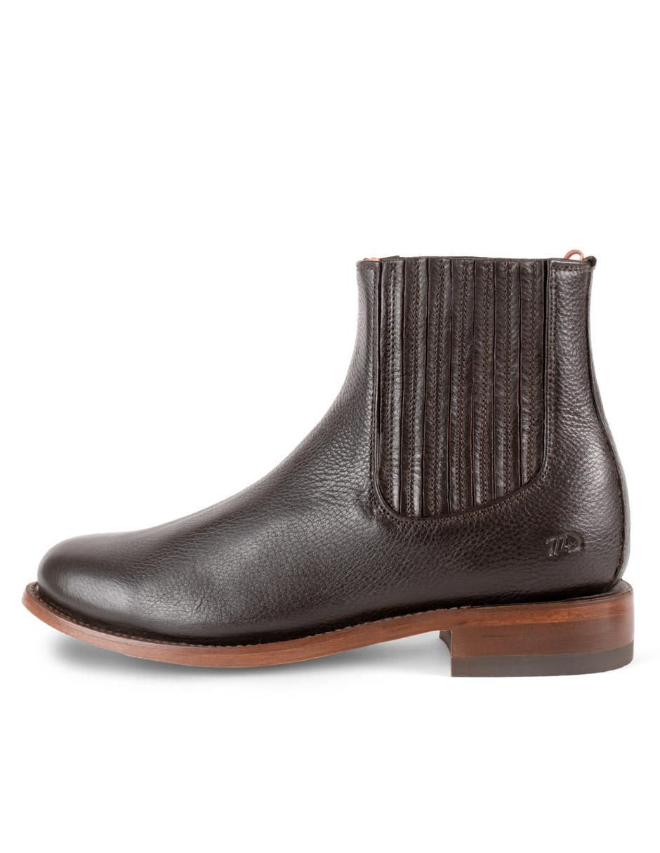 Botín Charro de piel para hombre 2