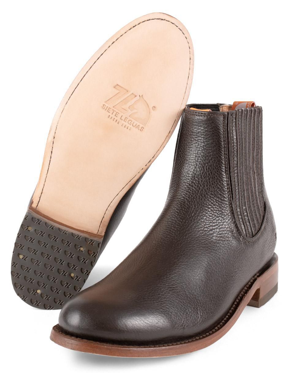 Botín Charro de piel para hombre 3
