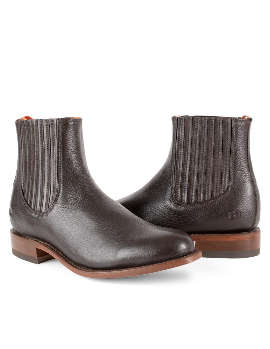 Botín Charro de piel para hombre 4