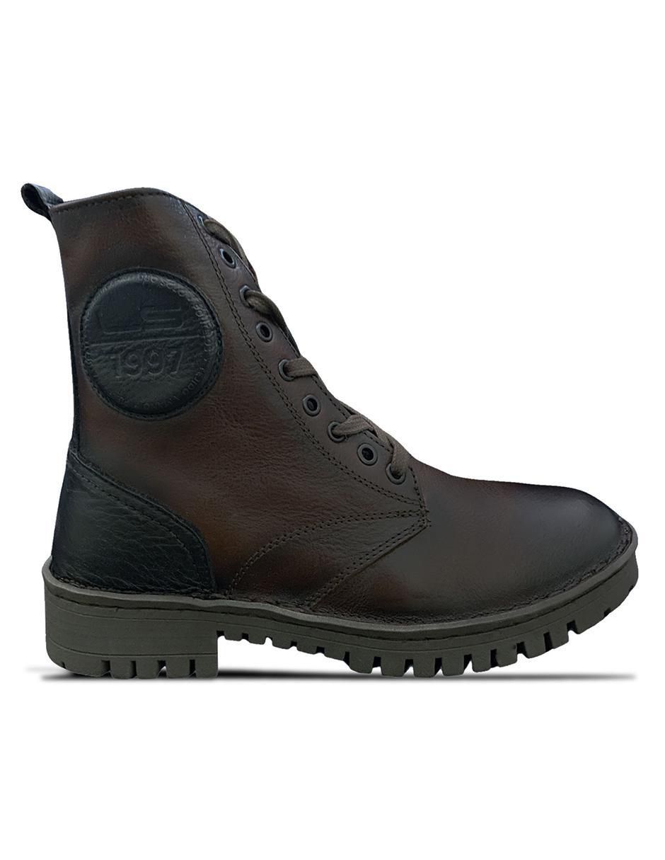 Bota de piel para hombre