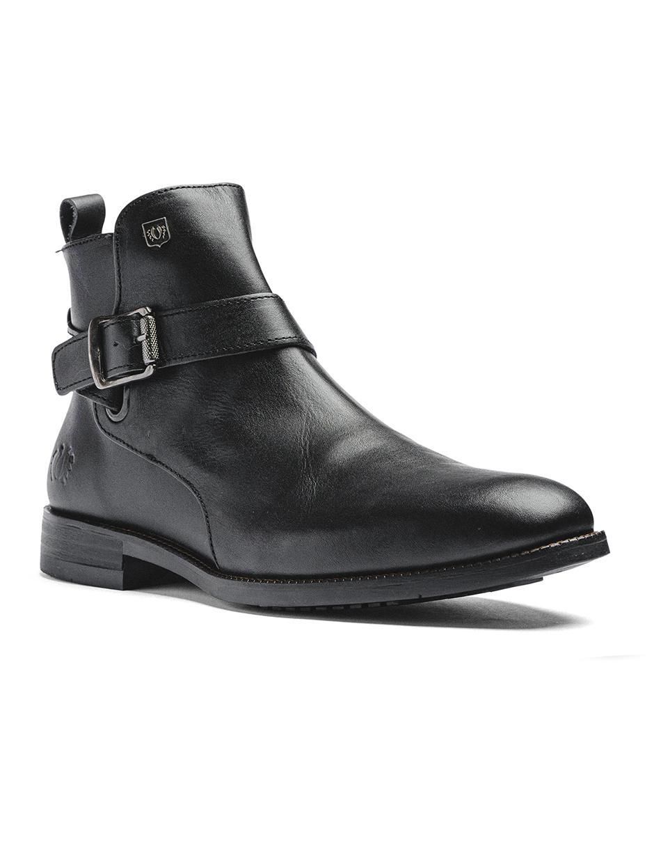 Botín de piel para hombre