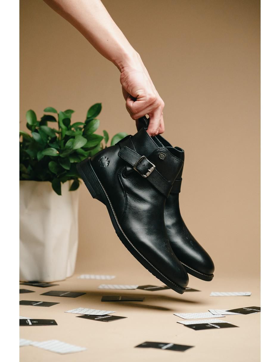 Botín de piel para hombre 10