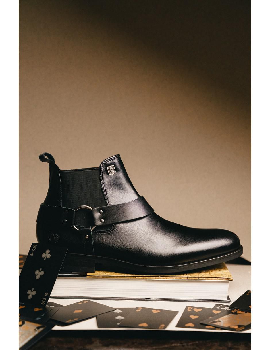 Botín de piel para hombre 11