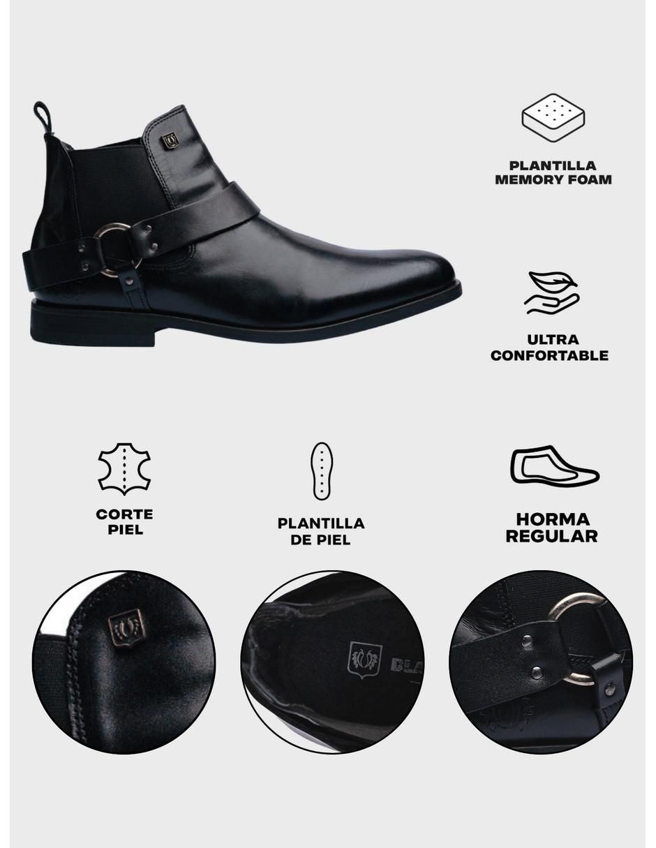 Botín de piel para hombre 10